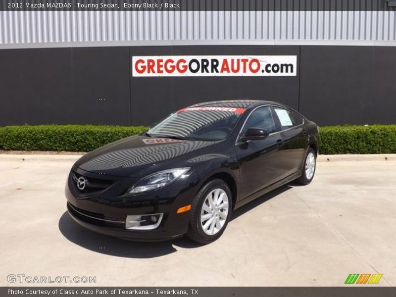 Ebony Black / Black 2012 Mazda MAZDA6 i Touring Sedan
