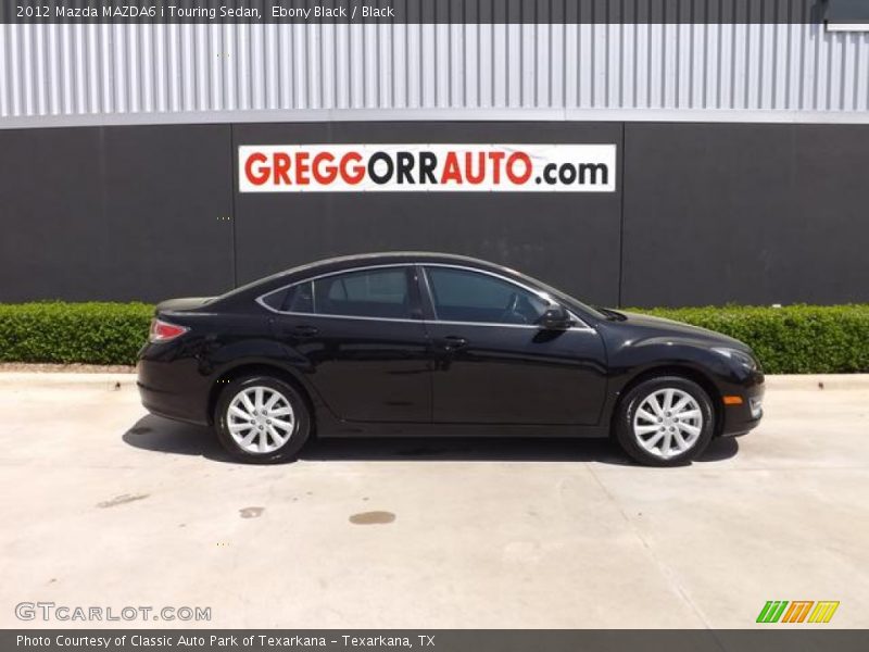 Ebony Black / Black 2012 Mazda MAZDA6 i Touring Sedan