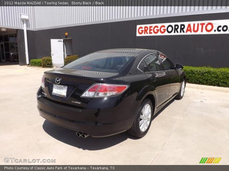 Ebony Black / Black 2012 Mazda MAZDA6 i Touring Sedan