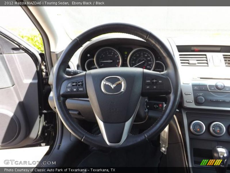 Ebony Black / Black 2012 Mazda MAZDA6 i Touring Sedan
