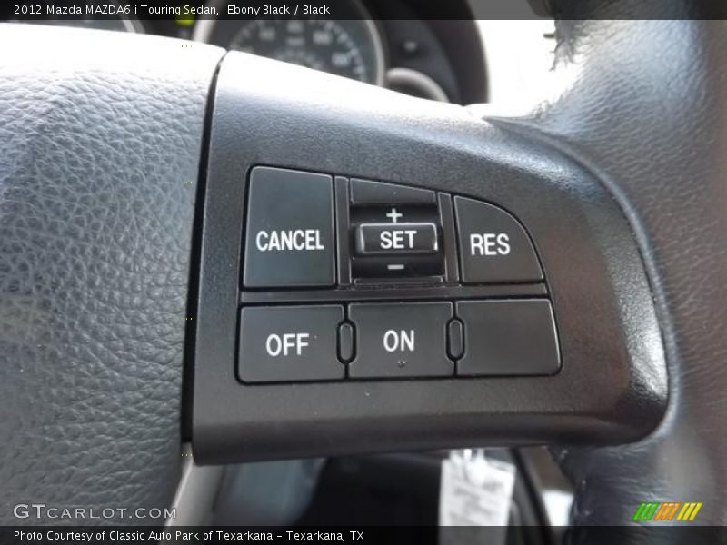 Ebony Black / Black 2012 Mazda MAZDA6 i Touring Sedan
