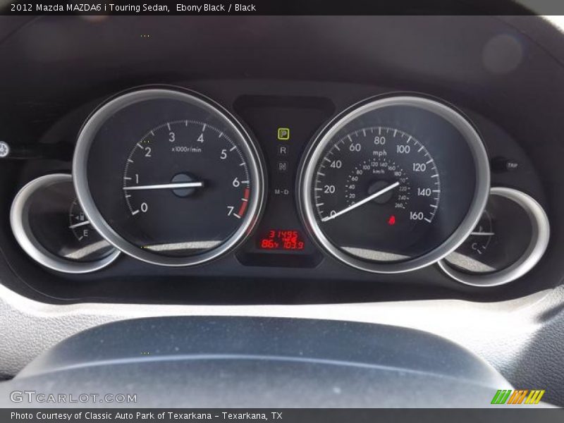 Ebony Black / Black 2012 Mazda MAZDA6 i Touring Sedan