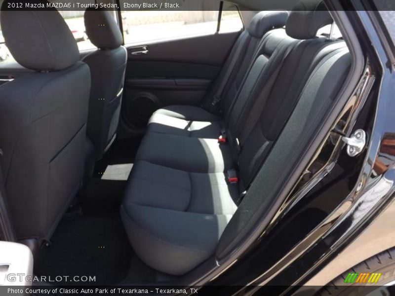 Ebony Black / Black 2012 Mazda MAZDA6 i Touring Sedan