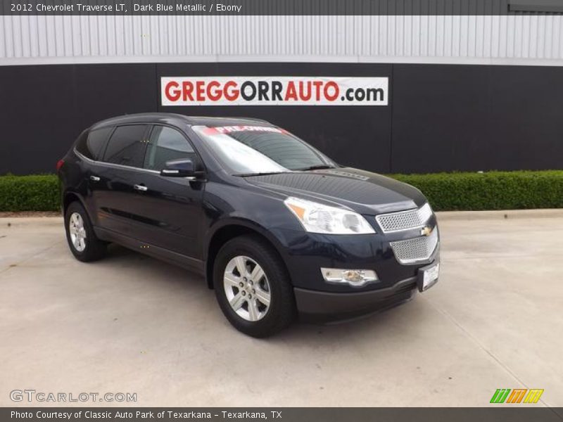 Dark Blue Metallic / Ebony 2012 Chevrolet Traverse LT