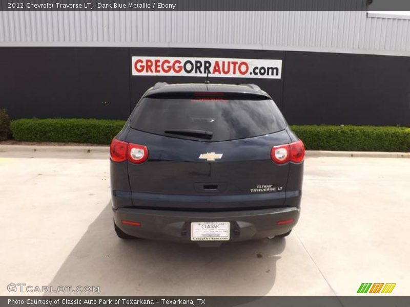 Dark Blue Metallic / Ebony 2012 Chevrolet Traverse LT