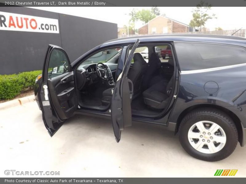 Dark Blue Metallic / Ebony 2012 Chevrolet Traverse LT