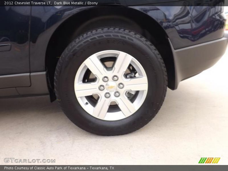 Dark Blue Metallic / Ebony 2012 Chevrolet Traverse LT