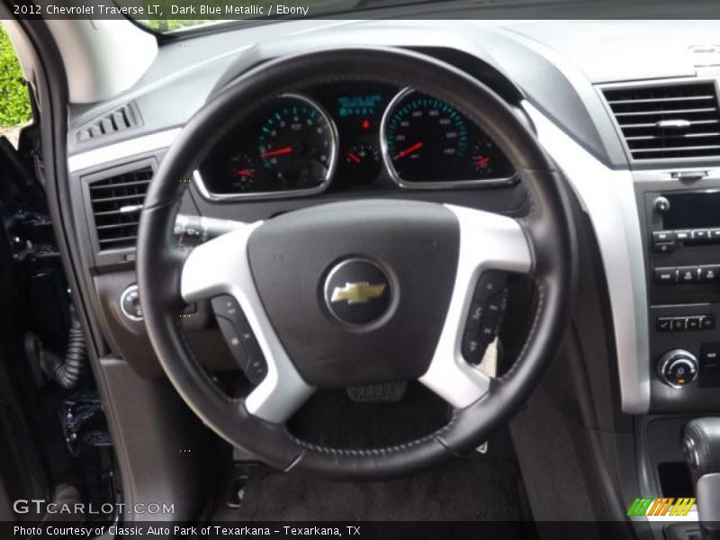 Dark Blue Metallic / Ebony 2012 Chevrolet Traverse LT