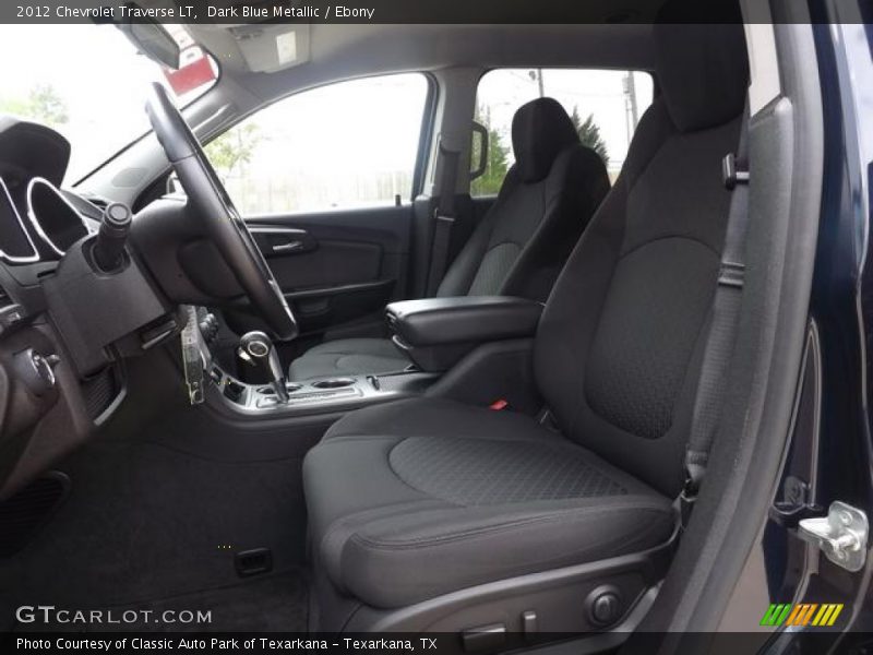 Dark Blue Metallic / Ebony 2012 Chevrolet Traverse LT