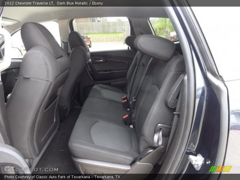 Dark Blue Metallic / Ebony 2012 Chevrolet Traverse LT