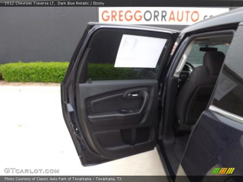 Dark Blue Metallic / Ebony 2012 Chevrolet Traverse LT