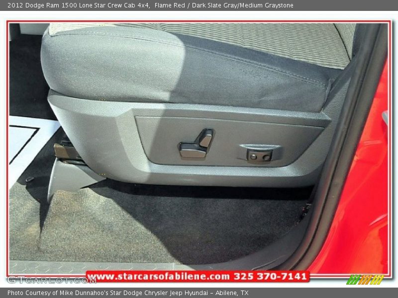 Flame Red / Dark Slate Gray/Medium Graystone 2012 Dodge Ram 1500 Lone Star Crew Cab 4x4