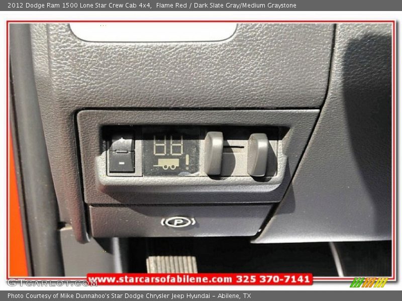 Flame Red / Dark Slate Gray/Medium Graystone 2012 Dodge Ram 1500 Lone Star Crew Cab 4x4