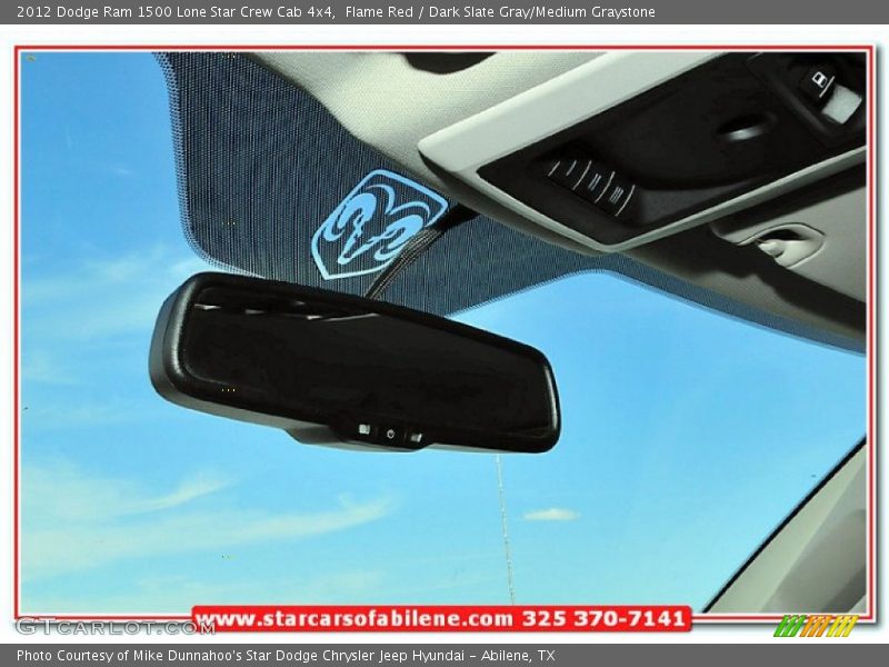 Flame Red / Dark Slate Gray/Medium Graystone 2012 Dodge Ram 1500 Lone Star Crew Cab 4x4