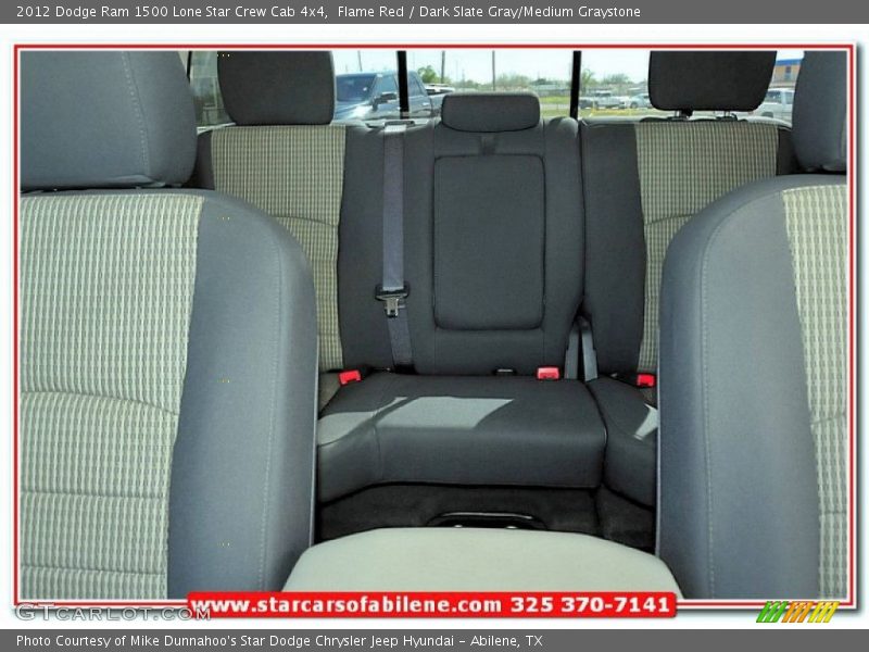 Flame Red / Dark Slate Gray/Medium Graystone 2012 Dodge Ram 1500 Lone Star Crew Cab 4x4