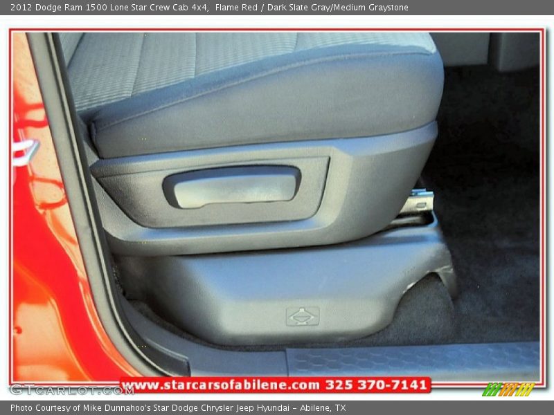 Flame Red / Dark Slate Gray/Medium Graystone 2012 Dodge Ram 1500 Lone Star Crew Cab 4x4
