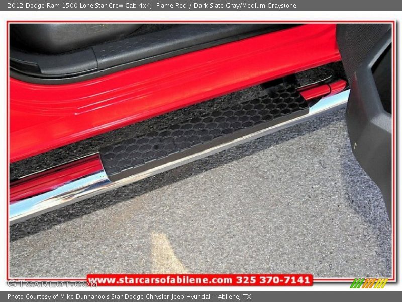 Flame Red / Dark Slate Gray/Medium Graystone 2012 Dodge Ram 1500 Lone Star Crew Cab 4x4