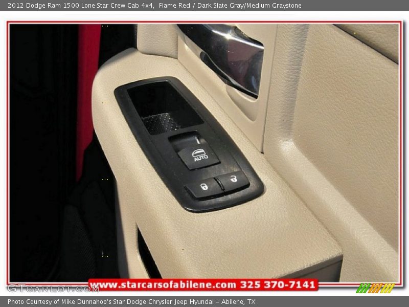 Flame Red / Dark Slate Gray/Medium Graystone 2012 Dodge Ram 1500 Lone Star Crew Cab 4x4