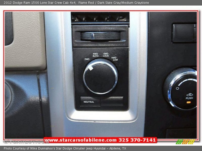Flame Red / Dark Slate Gray/Medium Graystone 2012 Dodge Ram 1500 Lone Star Crew Cab 4x4