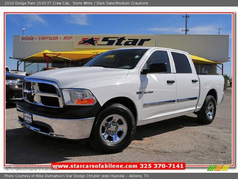 Stone White / Dark Slate/Medium Graystone 2010 Dodge Ram 1500 ST Crew Cab