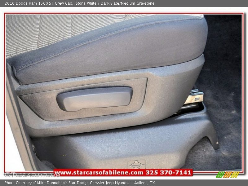 Stone White / Dark Slate/Medium Graystone 2010 Dodge Ram 1500 ST Crew Cab