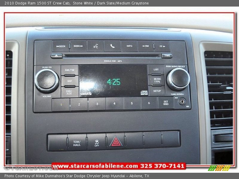 Stone White / Dark Slate/Medium Graystone 2010 Dodge Ram 1500 ST Crew Cab