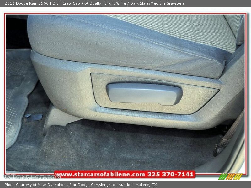 Bright White / Dark Slate/Medium Graystone 2012 Dodge Ram 3500 HD ST Crew Cab 4x4 Dually