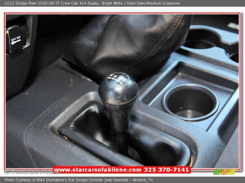Bright White / Dark Slate/Medium Graystone 2012 Dodge Ram 3500 HD ST Crew Cab 4x4 Dually