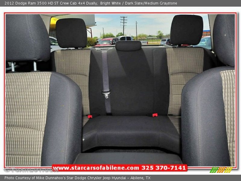Bright White / Dark Slate/Medium Graystone 2012 Dodge Ram 3500 HD ST Crew Cab 4x4 Dually