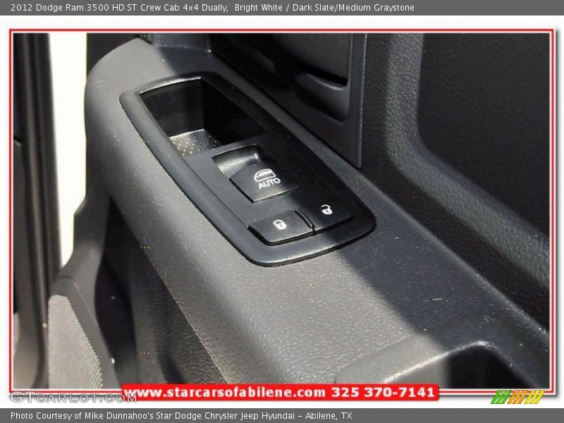 Bright White / Dark Slate/Medium Graystone 2012 Dodge Ram 3500 HD ST Crew Cab 4x4 Dually