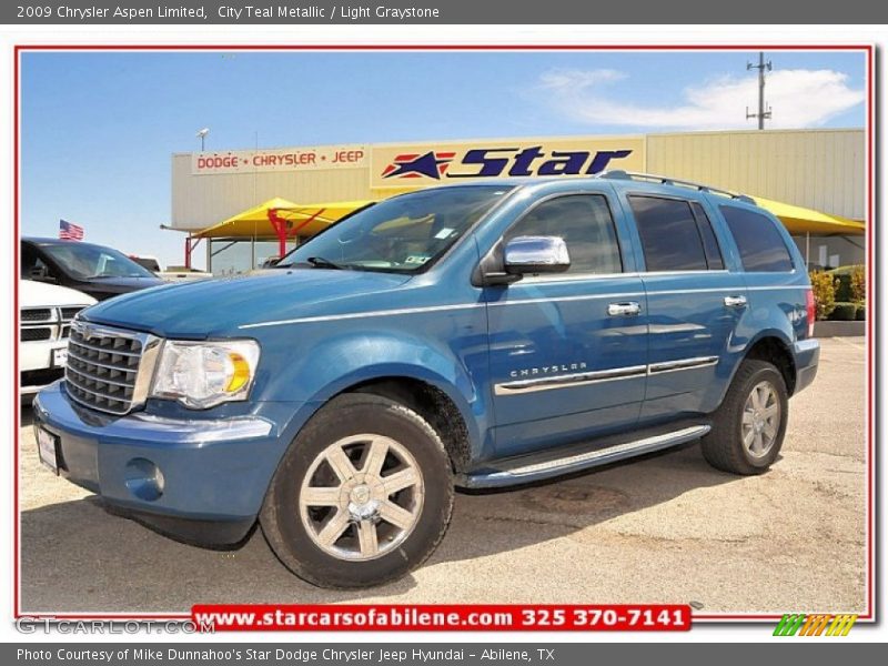 City Teal Metallic / Light Graystone 2009 Chrysler Aspen Limited