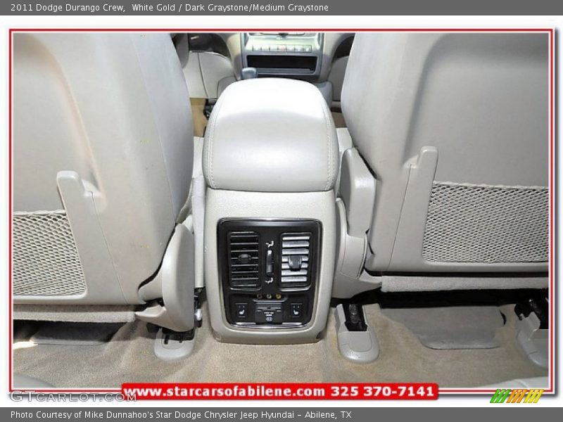 White Gold / Dark Graystone/Medium Graystone 2011 Dodge Durango Crew