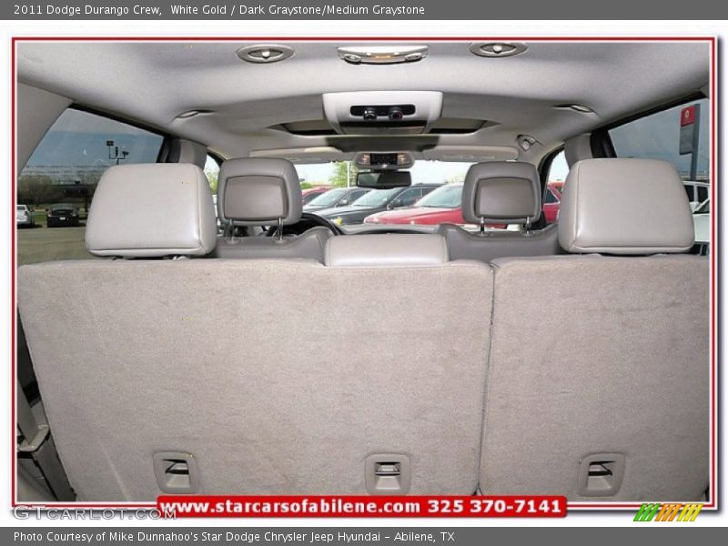 White Gold / Dark Graystone/Medium Graystone 2011 Dodge Durango Crew
