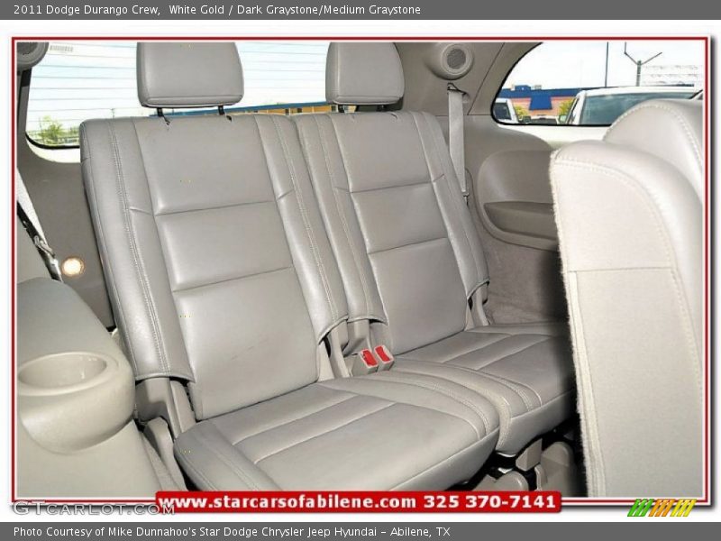 White Gold / Dark Graystone/Medium Graystone 2011 Dodge Durango Crew