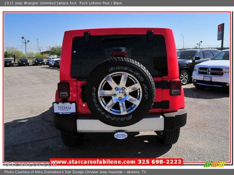 Rock Lobster Red / Black 2013 Jeep Wrangler Unlimited Sahara 4x4