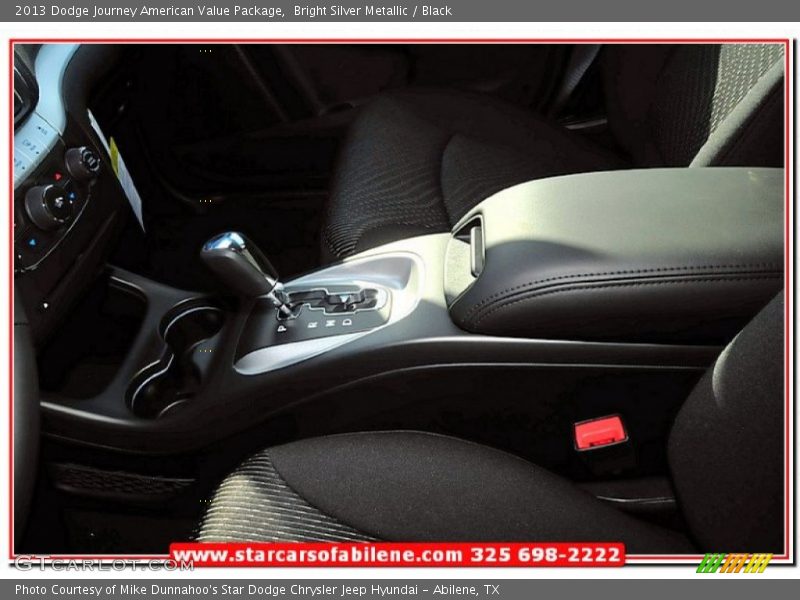 Bright Silver Metallic / Black 2013 Dodge Journey American Value Package
