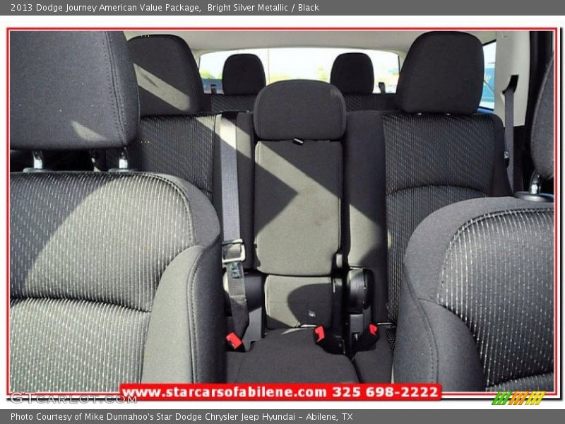 Bright Silver Metallic / Black 2013 Dodge Journey American Value Package