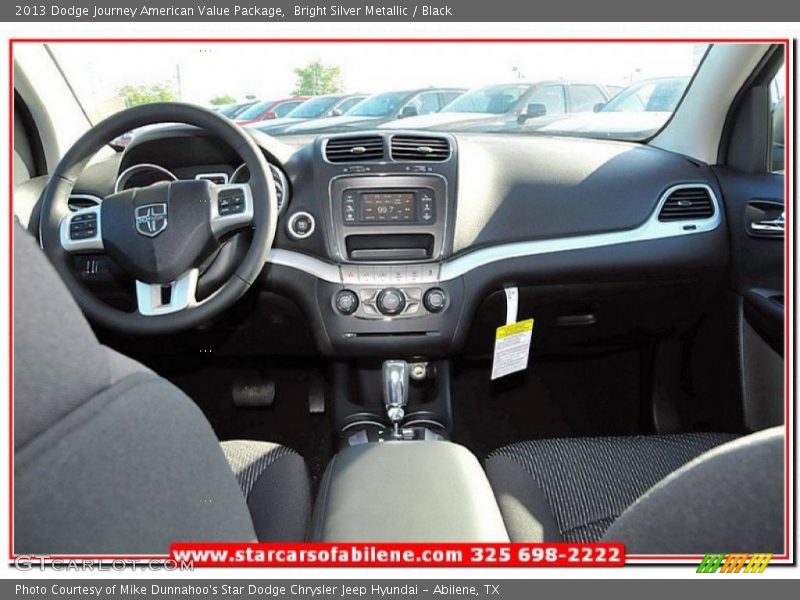 Bright Silver Metallic / Black 2013 Dodge Journey American Value Package