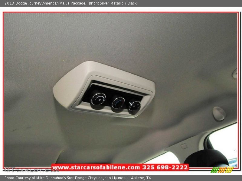 Bright Silver Metallic / Black 2013 Dodge Journey American Value Package