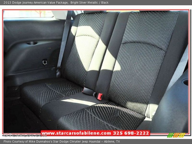Bright Silver Metallic / Black 2013 Dodge Journey American Value Package