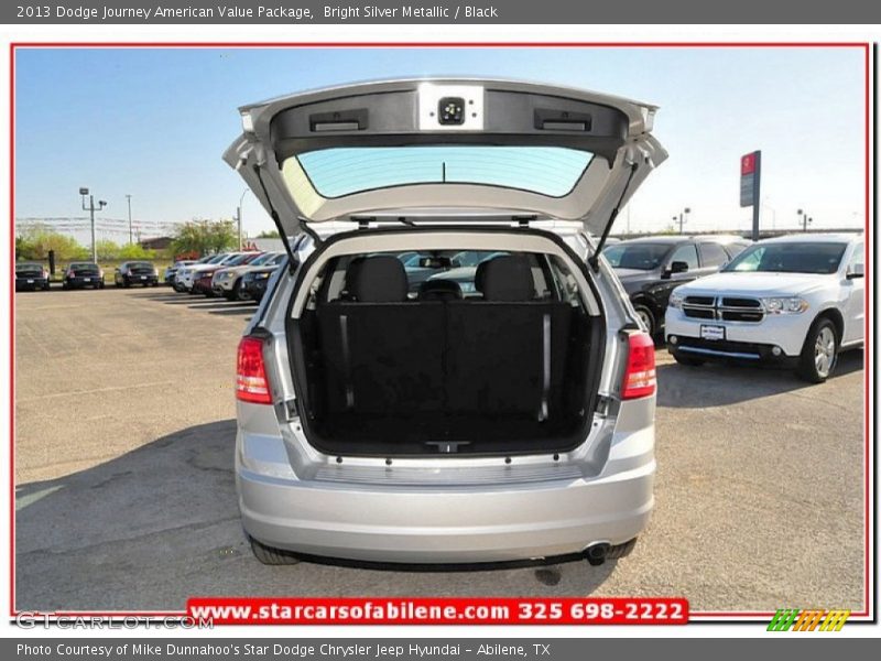 Bright Silver Metallic / Black 2013 Dodge Journey American Value Package