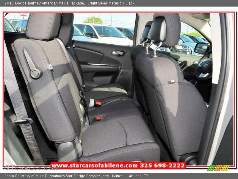 Bright Silver Metallic / Black 2013 Dodge Journey American Value Package