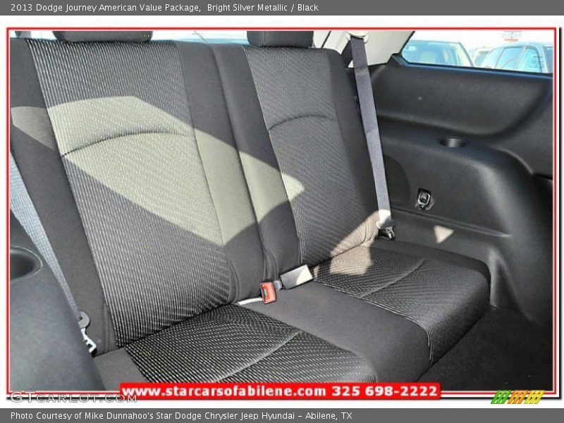 Bright Silver Metallic / Black 2013 Dodge Journey American Value Package