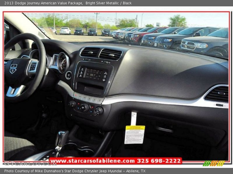 Bright Silver Metallic / Black 2013 Dodge Journey American Value Package