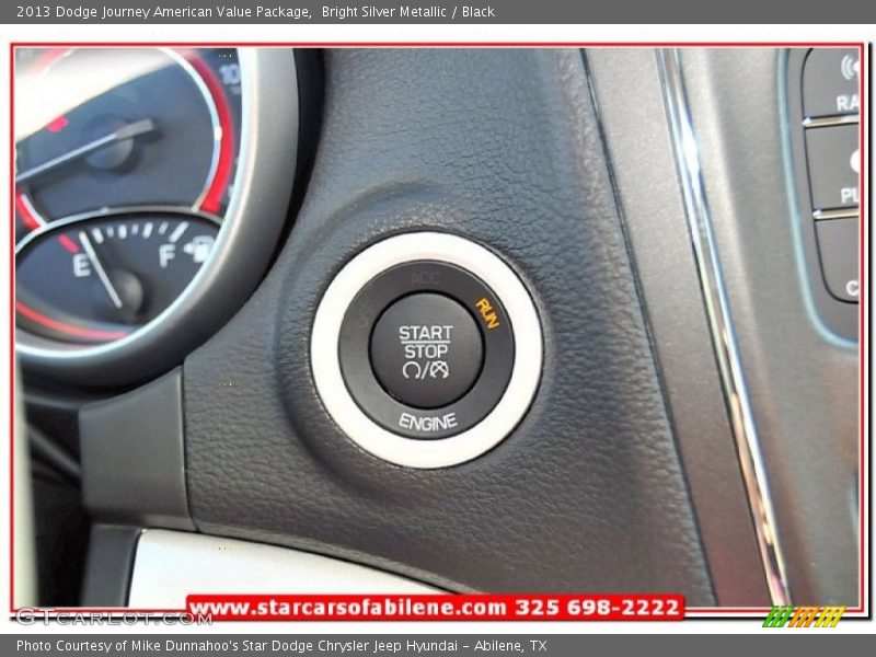 Bright Silver Metallic / Black 2013 Dodge Journey American Value Package
