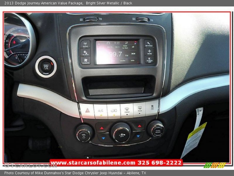 Bright Silver Metallic / Black 2013 Dodge Journey American Value Package