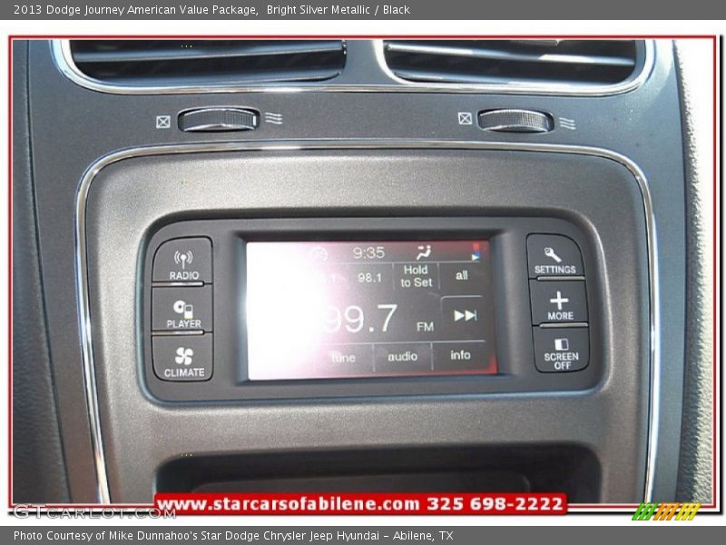 Bright Silver Metallic / Black 2013 Dodge Journey American Value Package