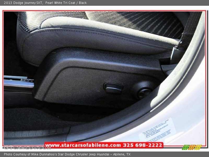 Pearl White Tri Coat / Black 2013 Dodge Journey SXT