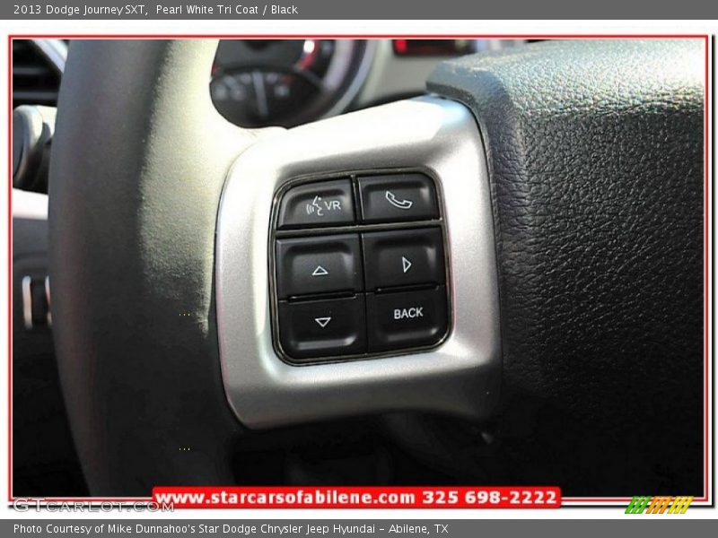 Pearl White Tri Coat / Black 2013 Dodge Journey SXT