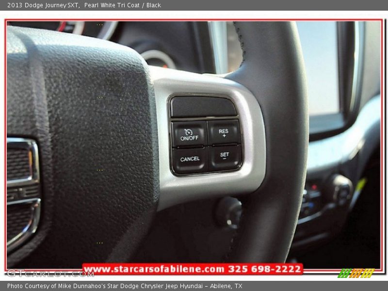 Pearl White Tri Coat / Black 2013 Dodge Journey SXT
